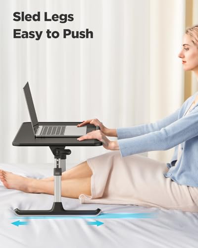 SAIJI Book Stand for Reading Hands Free with Page Paper Clips in Bed Laptop Desk Table