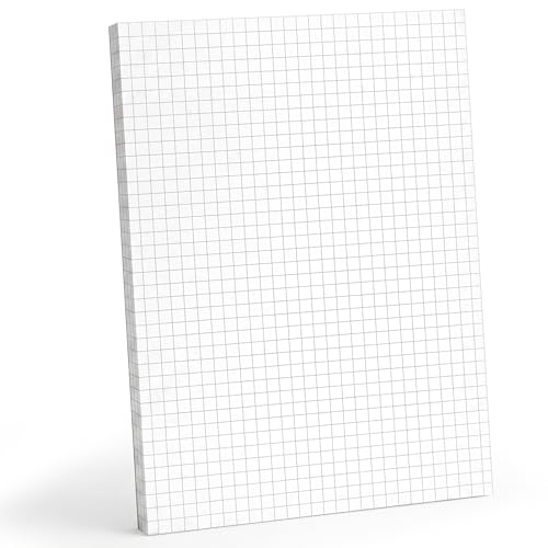 100 Sheet Small Graph Paper Pad, 5.5" x 8.3" Grid Notepad, 5 x 5 Grid, Graft Paper Mini Notebook Memo Pads Double Sided Graph Ruled Scratch Pads Back to School Supply Pocket Notepad - size: 5.5" X 8.3"