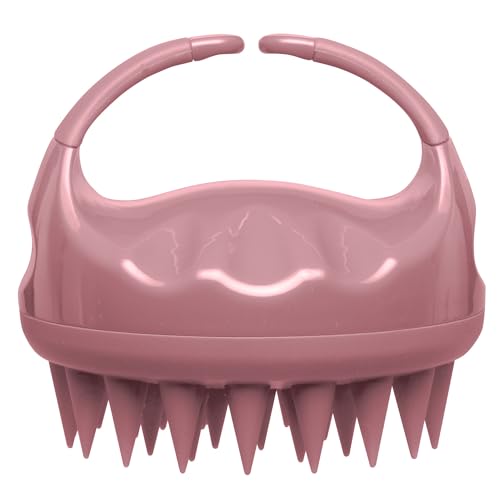 Diane Scalp Massage and Shampoo Brush with Soft Silicone Bristles, Exfoliates and Cleanses Scalp, Promotes Scalp Circulation, Evenly Distributes Hair Oil, Clear - style: Women’s