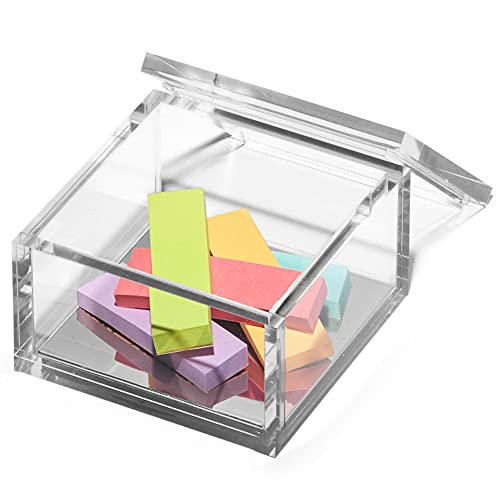 OfficeGoods Acrylic Desk Organizer with Silver Base, Small - color: Silver, size: Small