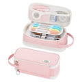Dugio Large Pencil Case Organizer Big Pencil Bag for Girls Teens Pink - color: B-Pink