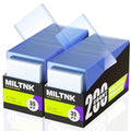 400 Card Sleeves Hard, 3×4 Trading Card Holder (200 Hard+200 Soft) - size: 200 Hard Sleeves + 200 Soft Sleeves