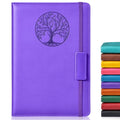 Biuwory Leather Journal Notebook,256 Thick Lined Pages,Hardcover 5.7"×8.3" - color: Purple, size: Lined-256 Pages (5.7"×8.3")