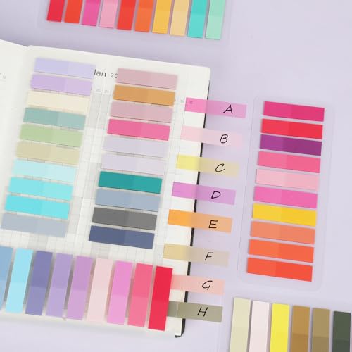 (4200 Pcs) Book Tabs for Annotating, Morandi Sticky Tabs Page Markers - size: 4200pcs