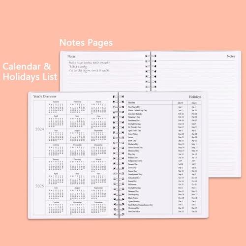 Nokingo Undated Planner for 2026 or Any Year - Weekly & Monthly Organizer Notebook & Journal to Track Goals, 5.85" x 8.25", Perfect to Organize Your Daily Life, Twig Weekly Monthly Planner Undated - style: Twig