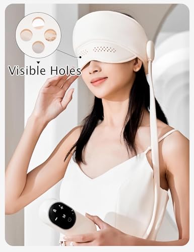 Electric Head Massager for Headaches, Eye Massager with Heat