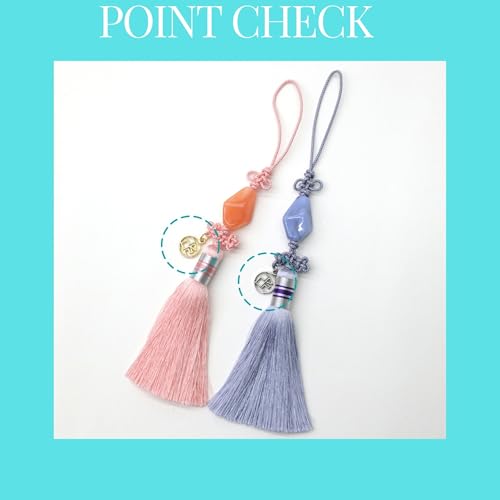 Mua Norigae Modern Hanbok Tassel Bag Charm, Keychain for Women - color: Grey