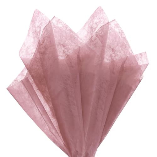 M METERXITY 38-Sheet Korean Cotton Wrapping Flower Paper, 11.8 Inch Waterproof Floral Wrapping Cotton Paper for Bouquets/Gift Packaging [Dark Pink] - color: Dark Pink