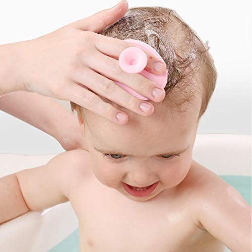 Baby Bath Brush, Baby Cradle Cap Brush, Silicone Massage Brush, Silicone Scrubbers Exfoliator Brush, Skin Scrubber Baby Essential for Dry Skin, Cradle Cap and Eczema (Small-4PCS) - color: Small - 4pcs