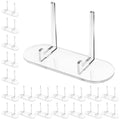 20 Pcs Acrylic Card Display Stand, Clear Mini Holder 0.6 Inch