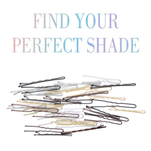 200 Pcs Bobby Pins U Shaped Hair Pins Kit for Women, Gold - color: Blonde