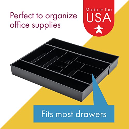 Dial Industries Expandable Office Drawer Desk Organizer Storage Tray - style: Office