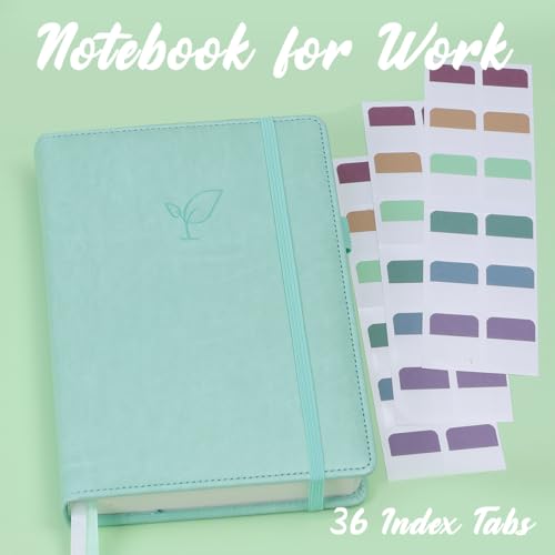 Hoci Poci 400 Pages Lined Journal Notebook, 5.8" x 8.4", Aqua - color: Aqua, size: Lined-400 Pages (5.7"×8.3")