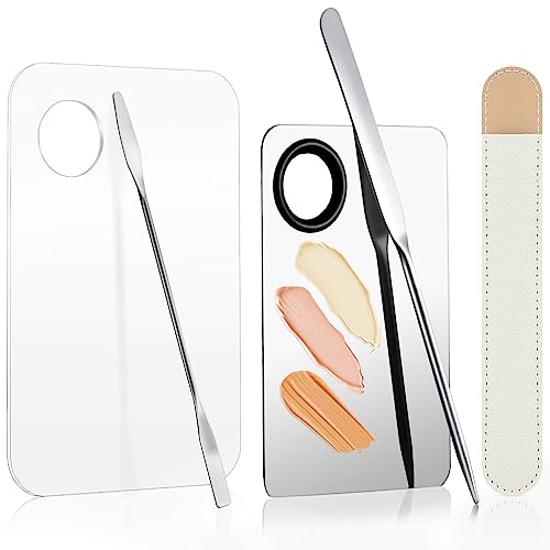 5pcs Makeup Spatula Korean Set with Foundation Spatula and Makeup Palette