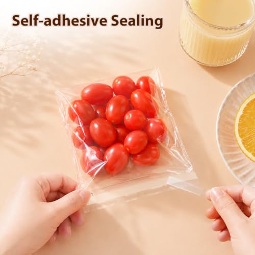 Egofine Self Sealing Cellophane Bags 100 PCS, Crystal Sealed Clear Bags for 6x6 Art Prints, Packaging Bags, Size: 6x6 inches - color: 6"x6"Pack of 100