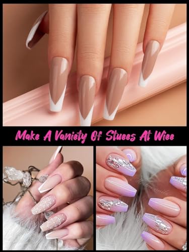 EBANKU Poly Gel Nail Forms 120 PCS T-Shape Dual Nail Forms for Builder Gel - color: T-Shape