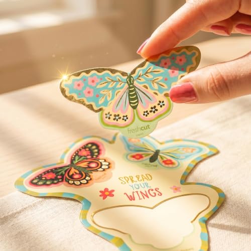 Freshcut Paper Enchanted Garden 16" Life-Sized 3D Pop Up Card - color: Enchanted Garden, size: Classic