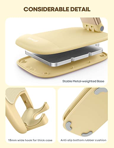 Lamicall Yellow Phone Stand for Desk - Telephone Stand Desk - color: Yellow