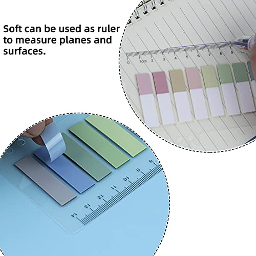 1320pcs Sticky Tabs, Color Writable Morandi Sticky Tabs, Repositionable Translucent Pastel Page Markers Annotation Book Tabs for Annotating Books Aesthetic - style: 8 Pack 1320pcs