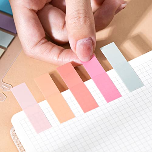 1200 Pcs Sticky Annotation Tabs Morandi Sticky Note Tabs Writable and Translucent Reminder Tabs with Ruler for Marking Page Notes Book Files