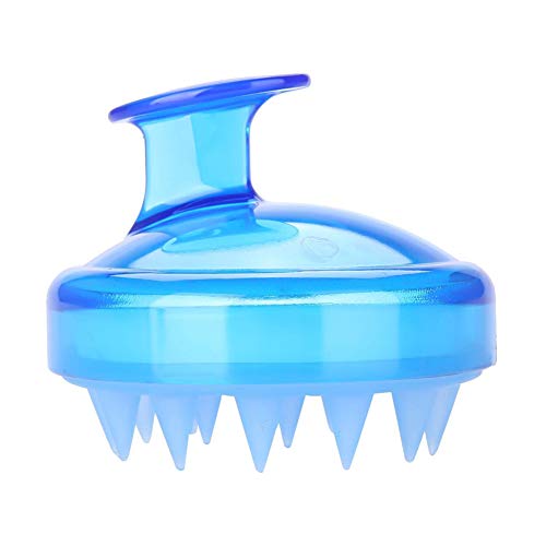 INVODA 2PCS Scalp Massager Shampoo Brush Soft Silicone Bristles for Dandruff Removal & Hair Growth, Waterproof Wet/Dry Use, Men, Women & Pets - color: Blue 2 Pcs