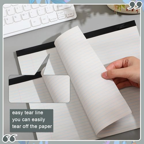 Lincia 6 Pcs Legal Pads Landscape Notebook, Sweet Color - color: Sweet Color