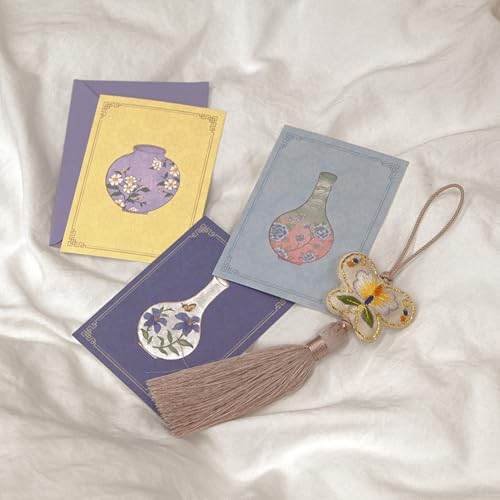 Monolike Day by Day Card, 104 Pottery - Mix 48 Mini Single cards, 24 envelopes Package - color: 104 Pottery