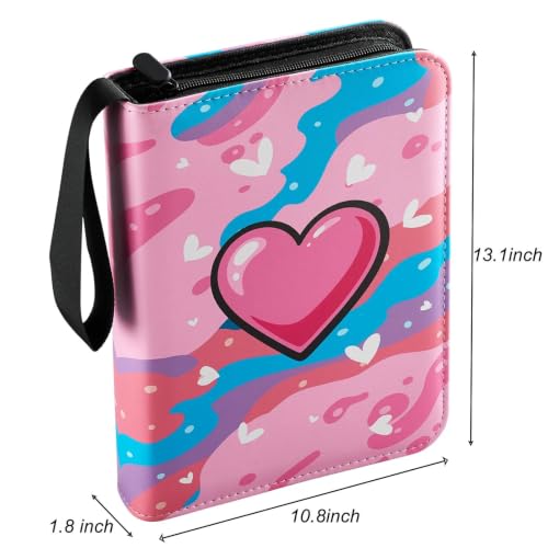 Card Binder 720 Pockets, 9-Pocket Trading Card Binder with 40 Sleeves, Zipper Card Holder Album for TCG, MTG, Baseball, Football and Sports Cards, Pink - color: Pink, size: 720 Pockets