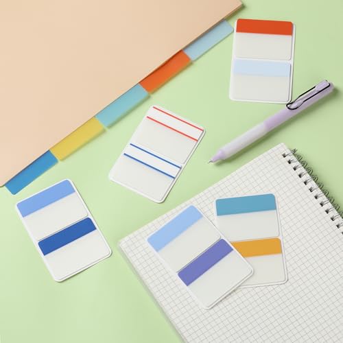 Mr. Pen- Sticky Index Tabs, 500 Pcs, 21 Sets, Colorful - color: Winter