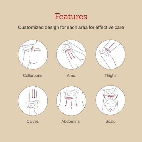 MEDITHERAPY SOKSAL GUASHA,Ceramic Gua Sha,Body Massage Tool, Korean Body Guasha, Guasha Board, Face Lift, Muscle Relief Massage Board (Body Massager) - style: BODY MASSAGER