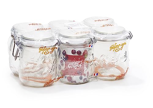 Le Parfait Super Jars (6 Pack, 750ml - 24oz) - color: 750ml (OLD)