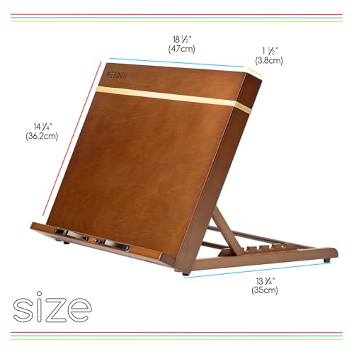 MEEDEN PRO A3 Tabletop Easel: Solid Beechwood 2-in-1 Drawing Board Stand
