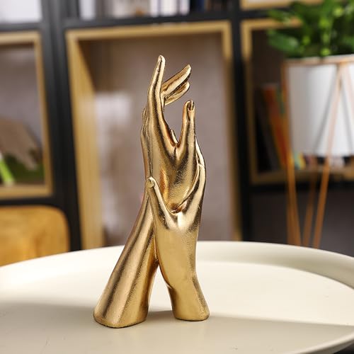 Golden Hands Sculpture Resin Statues Home Decor (Golden Hands) - color: Golden Hands