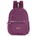 AOTIAN Mini Backpack for Women, Lightweight Sturdy Nylon Small Daypack - color: Mini Deep Purple