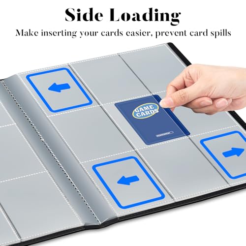 Fabmaker Card Binder 9 Pocket, 396 Pocket Trading Card Binder Case, Purple - color: Purple