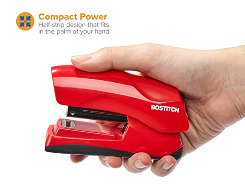 Bostitch Office Heavy Duty 40 Sheet with 1250 Staples and Staple Remover, No Jam Desktop Stapler, School Bulletin Boards, Office & Classroom, Red (B175-RED-VP) - color: Red
