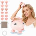 Electric Scalp Massager, Head Massager for Neck Body Stress Relax - color: Soft Pink