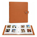 Ruibytree 320 Pockets Album for Instax Mini & Polaroid 2x3" Pictures, Brown - color: Brown