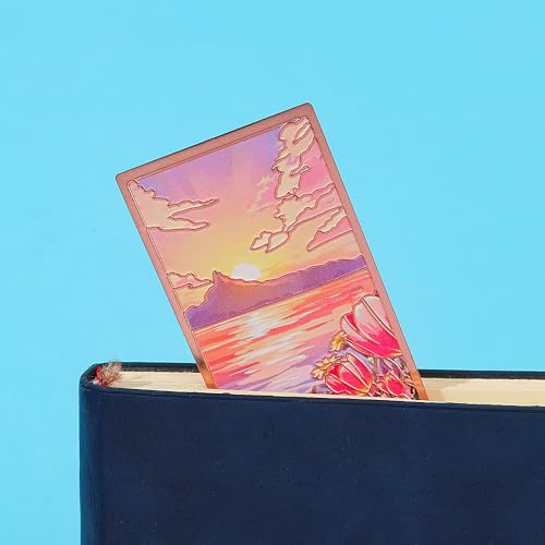 3PCS Floral Bookmarks, Vintage Flower Book Markers for Book Lovers