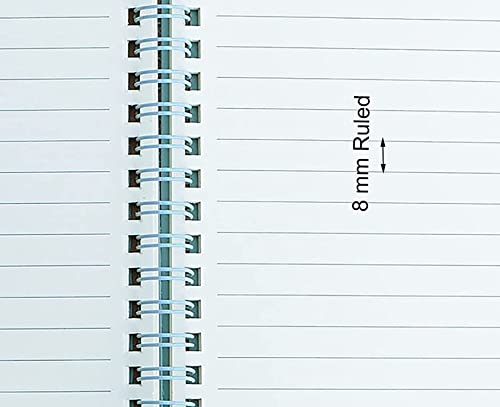 Yansanido Spiral Notebook, 4 Pcs A5 Thick Cat Design Hardcover 8mm Ruled 4 Color 80 Sheets -160 Pages Journals for Study and Notes (Cat) - style: Cat