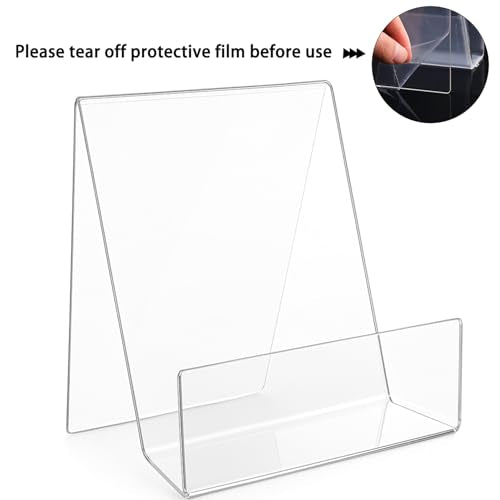 Large Acrylic Book Stand for Display - 5 Pack