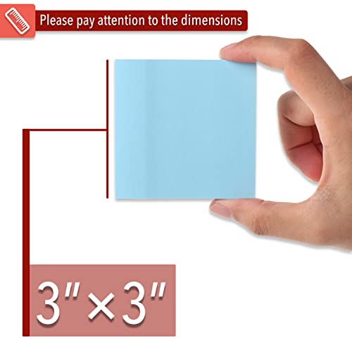 Mr. Pen- Sticky Notes, 3”x3”, 12 Pads, 600 Sheets - color: Spring