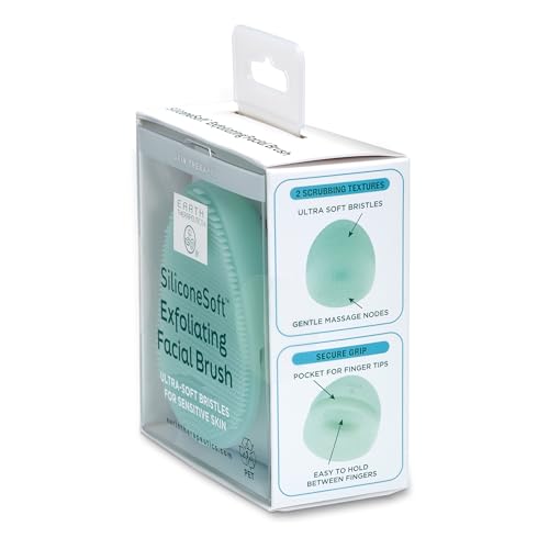 Earth Therapeutics SiliconeSoft Exfoliating Facial Brush
