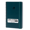 Nextnoid A5 Lined Spiral Notebook - 170 Pages, College Ruled, Muted Aqua - color: ad-Muted Aqua