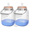 1 Gallon/128 OZ Large Fermentation Jar, Mead Making Kit, Pickle Jars, 2 PCS