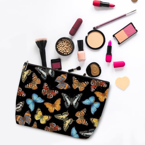 Butterfly Makeup Bag for Women Travel Organizer Pouch Cosmetic Bags 05 - color: Multicolor 1586