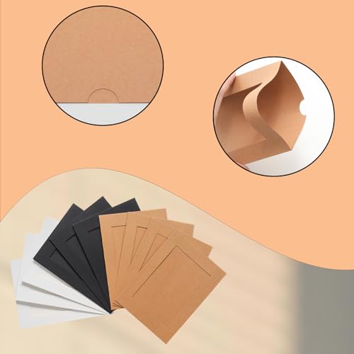 30Pcs 5x7Inch 3colors Paper Photo Frames with String & Clips - color: 3 colors, size: 5x7inch