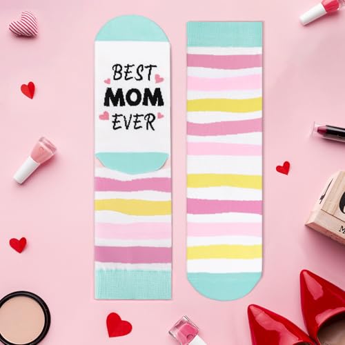 Funny Socks for Women and Teenage Girls, Cute Crazy Unique Novelty Gifts - color: U-mom-01