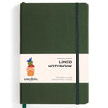 ANECDOTE. Lined Journal Notebook,192 Pages, A5 size: 8.3" x 5.4"| Hardcover - color: Evergreen, size: 8.3" x 5.4"