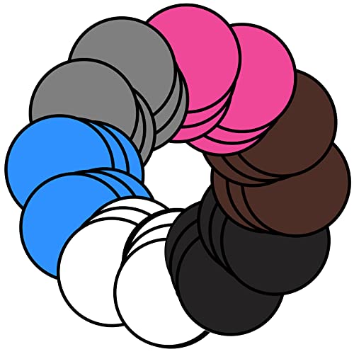Mototo 36 Pieces Foldable Flying Disc Fans with Bag Folding Pocket Toy Set for Kids Fun Birthday Party Favors Summer Outdoor Activity Game Halloween Christmas, 6 Colors (Colorful 2) - color: Colorful 2